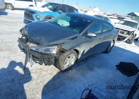 2019 Hyundai Elantra Sel from USA, damaged, VIN KMHD84LFXKU793414